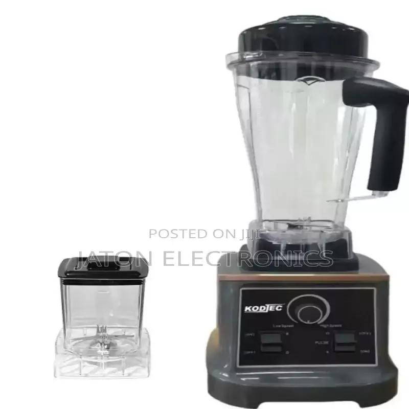 Kodtec Heavy-Duty Commercial Blender 800W High-Performance Industrial Mixer, Professional Stainless Steel 6-Blade Smoothie & Ice Crusher KT-3006-11HBL