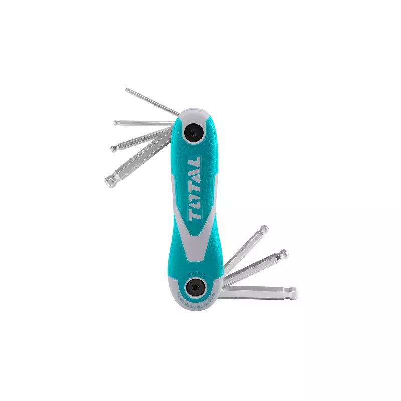 Total Ball Point Hex Key Set 2-8mm with Heat Treatment & Chrome Plated THT1061836 (Pack of 8pcs)