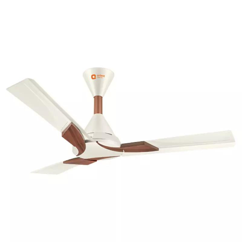 Orient Ceiling Fan 56"/1400mm 35W with 3 Blades, Designer Pearl White Walnut Wendy