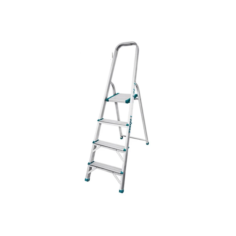 Total Household Ladder with 4 Steps, Aluminium Body THLAD06041