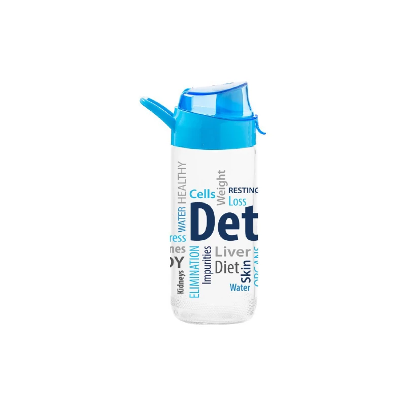Herevin Decorated Glass Bottle 500ml Detox Como 111805-007