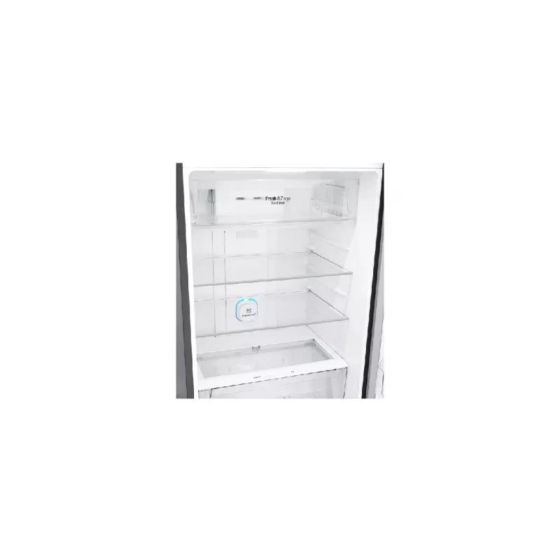 LG Refrigerator 438L Double Door Top Freezer with Door Mounted Auto Ice Maker, Inverter Linear Compressor, Door Cooling, Hygiene Fresh, Fresh 0 Zone, Trim Tempered Glass, Smart ThinQ GL-C652HLCM
