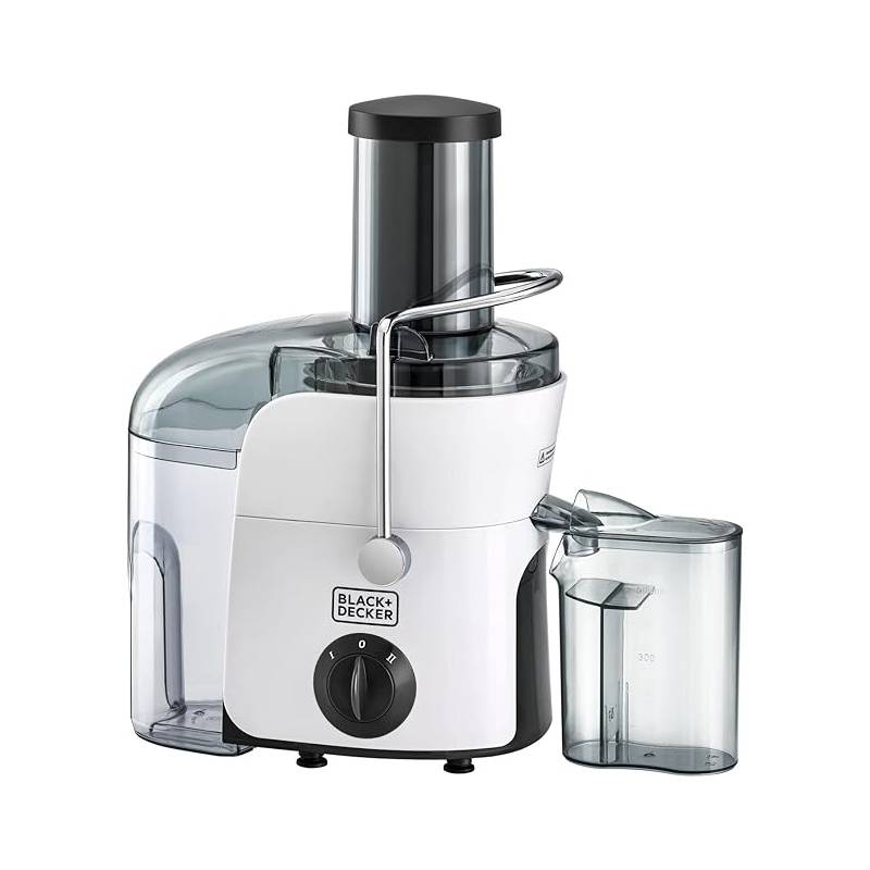 Black & Decker Juice Extractor 800W, Full Apple Juicer, Wide Chute, Stainless Steel JE780-B5