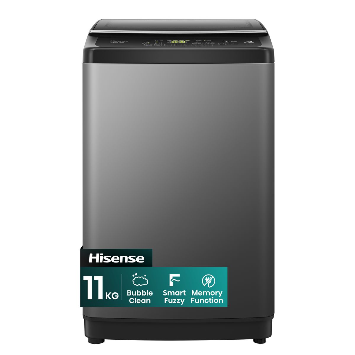 Hisense 11KG Automatic Top Load Washing Machine with iBubble Technology WT3K1123UB