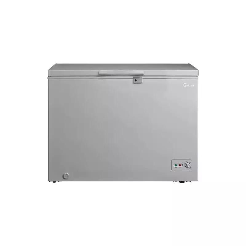 Midea Chest Freezer, 249L, Grey, 100 Hours Frozen, Wide Voltage, Energy Saving, MDRC345FZG43