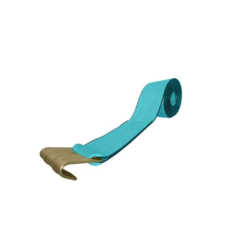 Total Winch Strap with Flat Steel Hook 8m x 75mm, 8T for Boat, Truck, Jet Ski & Car Trailers THWS0808